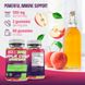 Яблочный сидровый уксус, Apple Cider Vinegar, 10X Nutrition USA, 60 жевательных конфет: изображение – 4