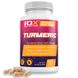 Корінь куркуми, Turmeric, 10X Nutrition USA, 1600 мг, 60 веганських капсул: зображення — 1