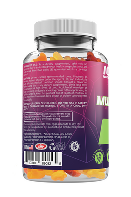 Мультивітаміни, Mega Multivitamin, 10X Nutrition USA, 60 жувальних цукерок