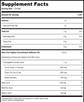 Жиросжигатель SAN Nutrition Pure CLA 1250 – 180 мягких капсул