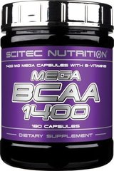 Амінокислота Mega BCAA 1400 180 caps