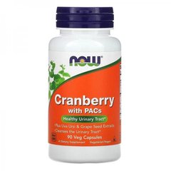 Журавлина з проантоцианідинами, Standardized Cranberry, Now - 90 веган кап