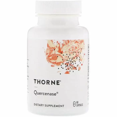 Кверцетин (Quercenase), Thorne Research, 60 капсул