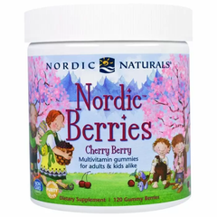Полівітаміни північні ягоди, Multivitamin Berries, Nordic Naturals, вишня, 120 штук