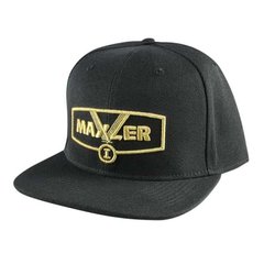 Кепка Maxler - черная с золотым и серебреным логотипом