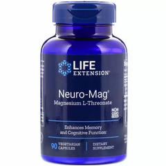Магний (Neuro-Mag), Life Extension, 90 капсул