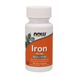 Залізо, NOW Iron 18 mg – 120 веганських капсул: зображення — 1