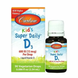 Витамин Д3 для детей, Super Daily D3, Carlson Labs, 400 МЕ, 2.54 мл: зображення — 1