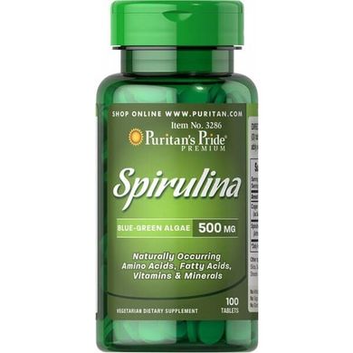 Spirulina 500 mg100 Tablets