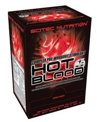 Предтренировочный комплекс Hot Blood 3.0 BOX 20g x 25pak голубая гуарана