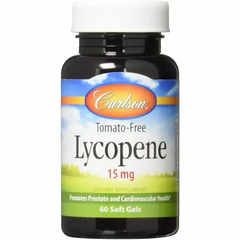 Лікопін, Lycopene, Carlson Labs, 15 мг, 60 гелевих капсул