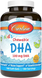 Рыбий жир для детей, Kids Chewable DHA, Carlson Labs, апельсин, 100 мг, 180 гелевых капсул: изображение – 1