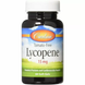 Лікопін, Lycopene, Carlson Labs, 15 мг, 60 гелевих капсул: зображення — 1