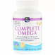 Омега 3 6 9 (лимон), Complete Omega, Nordic Naturals, 1000 мг, 60 капсул: изображение – 1