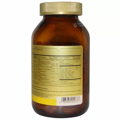 Витамины для беременных, Prenatal Nutrients, Solgar, 240 таблеток