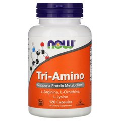 Аминокислотный комплекс Tri-Amino, NOW Foods Tri-Amino – 120 капсул
