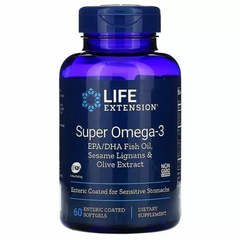 Омега-3 (Omega Foundations), Life Extension, 60 капсул