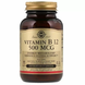 Витамин В12, Vitamin B12, Solgar, 500 мкг, 250 капсул: изображение – 1