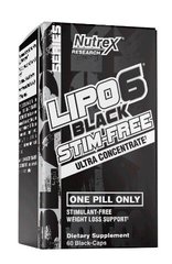Жироспалювач Lipo-6 Black UC Stim-Free 60 black-caps
