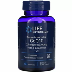 Коензим Q10, CoQ10 Ubiquinone, Life Extension, 100 мг, 60 кап.