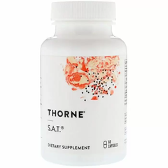Підтримка печінки, SAT, Thorne Research, 60 капсул