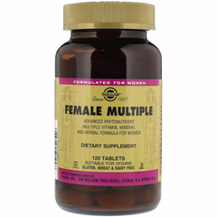 Витамины для женщин, Female Multiple, Solgar, 120 таблеток