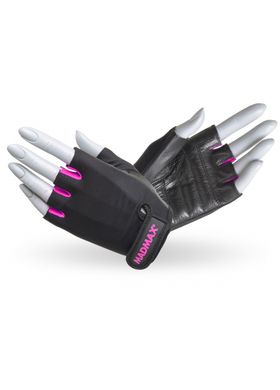 Женские спортивные перчатки RAINBOW MFG 251 - черный/розовый