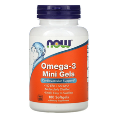 Omega-3 Mini Gels 500 мг - 180 софт капсул