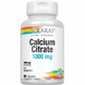 Цитрат кальция с витамином D-3, Calcium Citrate, Solaray, 1000 мг, 90 капсул: изображение – 1