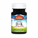 Витамин Д3 и К2, Vitamin D3 + K2, Carlson Labs, 30 капсул: изображение – 1