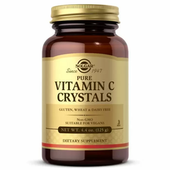 Витамин С, Vitamin C, Solgar, чистые кристаллы, 125 гр.