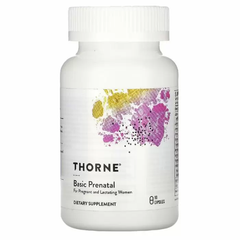 Вітаміни для вагітних, Prenatal, Thorne Research, 90 капсул
