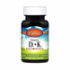 Витамин Д3 и К2, Vitamin D3 + K2, Carlson Labs, 60 капсул: изображение – 1