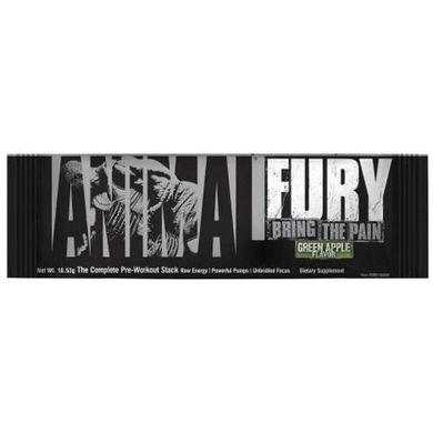 Предтренировочный комплекс Animal Fury 16,53 г черника