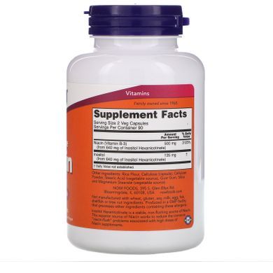 Flush-Free Niacin 250 мг - 90 веган кап