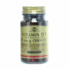 Витамин Д3, Vitamin D3, Solgar, 25 мкг (1000 МЕ), 90 таблеток: изображение – 1