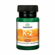 Витамин К2, Ultra Natural Vitamin K2, Swanson, 100 мкг, 30 гелевых капсул: изображение – 1