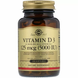 Вітамін Д3, Vitamin D3, Solgar, 5000 МО, 100 капсул: зображення — 1
