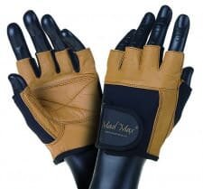 Спортивные перчатки FITNESS MFG 444 коричневый