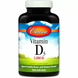 Вітамін Д-3, Vitamin D3, Carlson Labs, 5000 МО, 360 гелевих капсул: зображення — 1