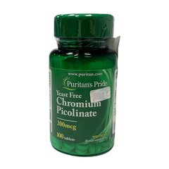Chromium Picolinate 200 mcg Yeast Free100 Tablets