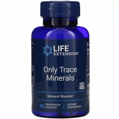 Мікроелементи, Minerals, Life Extension, 90 капсул