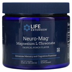 Магній треонат, Magnesium L-Threonate, Life Extension, 93,35 г