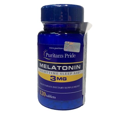 Мелатонін 3 mg120 Tablets