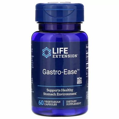 Восстановление микрофлоры желудка (Gastro-Ease), Life Extension, 60 кап.