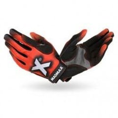 Спортивні рукавички CROSSFIT MXG 101 - чорний / сірий / червоний