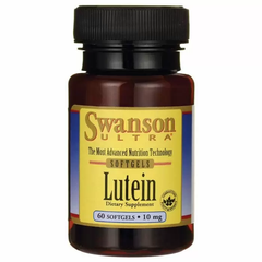 Лютеин, Lutein, Swanson, 10 мг, 60 гелевых капсул