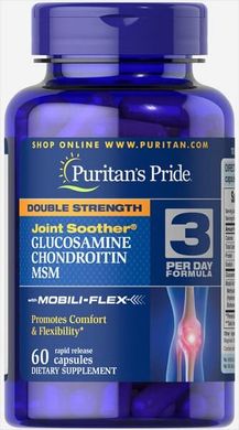 Double Strength Glucosamine, Chondroitin & MSM Joint Soother®60 Capsules