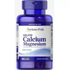 Chelated Calcium Magnesium - 100 каплет