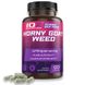 Горянка с макой, Horny Goat Weed, 10X Nutrition USA, 1275 мг, 120 органических капсул: изображение – 1